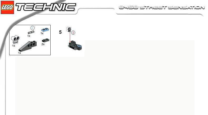 Bauanleitung Lego 8458