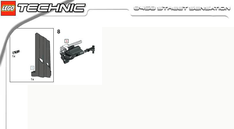 Bauanleitung Lego 8458