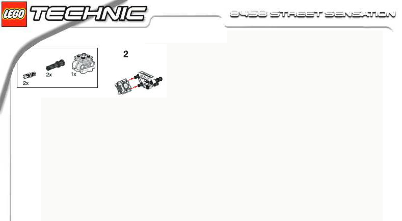 Bauanleitung Lego 8458